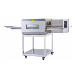 Four à pizza commercial à convoyeur en acier inoxydable pour boulangerie et restaurant, four à pizza électrique et four à gaz à pont pour boulangerie - Product Image 1