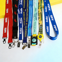 Fabricant sur mesure d'usine, lanières personnalisées pas chères avec logo, impression par sublimation, impression sérigraphique, lanière