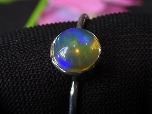 Ethiopian <b>Opal</b> 925 Sterling <b>Silver</b> Bezel Setting Certified Customizable <b>Ring</b> Women Handmade Stone Gift Her Bridal Wedding - Product Image 2