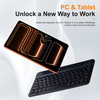 Nouvelle tablette PC 2-en-1 PG8 I17 Pro Max 10,1 pouces 2026, 16 Go + 1 To, Android 15, 10000 mAh, tablette professionnelle avec clavier, souris, stylet et étui
