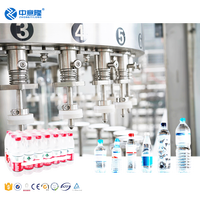 Ligne de production d'eau clé en main à prix d'usine : machines complètes de soufflage de bouteilles PET, traitement de l'eau, remplissage 3-en-1, étiquetage et emballage