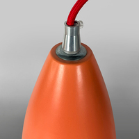 Lampe de plafond minimaliste créative E14, lustre en céramique rouge, restaurants, bars, chambres, bureau à domicile, luminaire suspendu nordique, énergie
