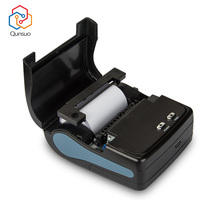 QS-5802 Printer Mini Dot Matrix genggam 58mm, Printer Mini portabel, Printer kertas salinan karbon lapisan ganda