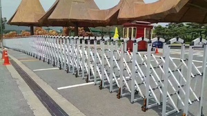 Hướng dẫn sử dụng mở rộng Nhôm hàng rào accordion chướng ngại vật 5 Meter QG-G361 Ngã Tư 2 năm bảo hành hàng rào giao thông carton - Product Image 4