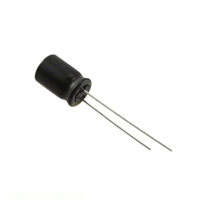 Condensador Original CAP ALUM 33UF 20% 100V RADIAL TH de Montaje a Través de Orificio UKW2A330MPD 33 uF - Product Image 1