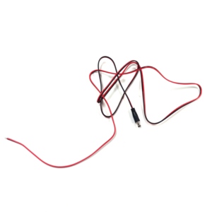 Кабель-пигтейл DC5521 5.5x2.1 мм, 0.5 мм², 20AWG, 2-жильный, красно-черный провод, с открытыми концами, для DIY и ремонта - Product Image 4