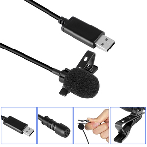 GAM-U01 Portable Mini Clip-on Omni-Directional Stereo USB Lavalier Mic <strong>Microphone</strong> <strong>for</strong> PC <strong>Computer</strong> - Product Image 4