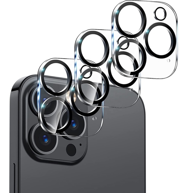For iPhone Camera Lens Glass Film , HD Transparent Full Coverage Tempered Glass Camera Lens Protector for iPhone 11 12 13 14
