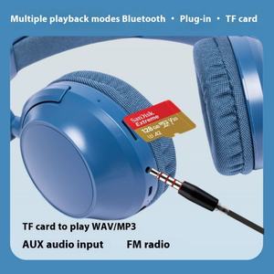 Auriculares inalámbricos portátiles con Bluetooth V5.3 sobre la oreja con bajos Auriculares ligeros con cable para viajes al aire libre - Product Image 3