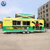 Remorque alimentaire Honlu, unité de concession mobile pour la restauration de rue, les services de plats à emporter et les marchés festifs