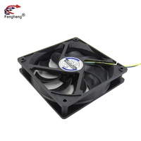Ventilateur d'extraction industriel, 120x120x25mm, 12V/24V, étanche, sans balais, système de refroidissement à 9 lames, 120mm