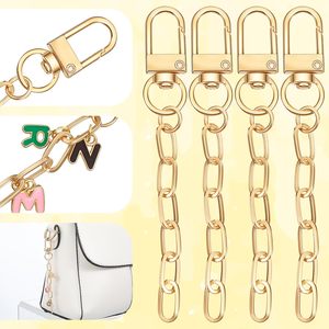 Kit de fabrication de porte-clés Ymapinc en or avec fermoir mousqueton en métal, chaînes, clip de porte-clés en métal avec mousqueton pivotant et anneaux de clés - Product Image 3