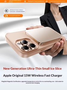 Pour <span class=keywords><strong>Apple</strong></span> 17 Air, charge magnétique sans fil, charge rapide, ultra-mince, compact, portable, <span class=keywords><strong>batterie</strong></span> externe de grande capacité 4500 mAh - Product Image 6