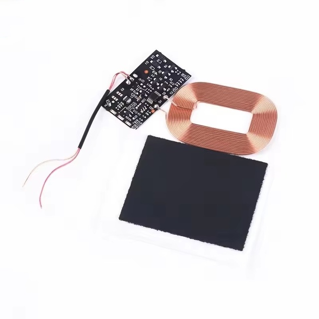 Wireless Charger Receiver Module PCBA Board Universal Coil DIY Wireless Charging Solution with Magnetic Isolation Sheet