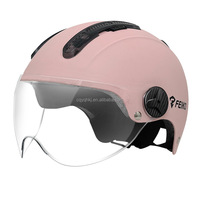 Casque de moto de course avec visière, protection personnelle, casque de moto demi-face pour la montagne