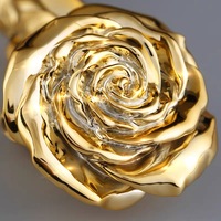 Noble haute qualité résine Rose fleur Logo personnalisé réalisation amour saint valentin cadeau d'affaires trophée promotionnel prix artisanat