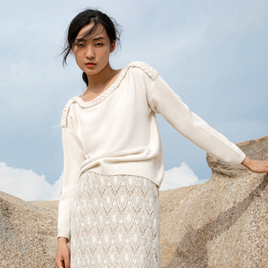 <span class=keywords><strong>Pull</strong></span>-over Long à Logo personnalisé Oem pour femme, vente entière à la mode - Product Image 2