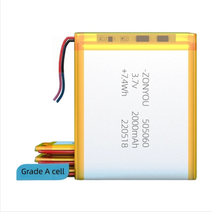 Высокотемпературный литий-полимерный аккумулятор ZonYou 505060, 2000 мАч, 3,7 В, с ресурсом 500 циклов для перчаток с подогревом - Product Image 6