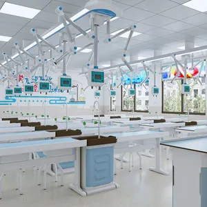 University Laboratory Biological Table And Chair School Lab Furniture Bench Physics Lab Equipment