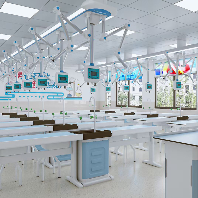 University Laboratory Biological Table and Chair