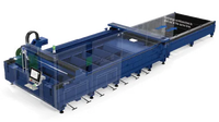 Machine de découpe laser à fibre entièrement fermée 3000W 1530 pour métaux avec source laser IPG