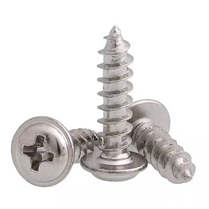 Round Head Self Tapping Screws Metric Phillips Pan Head With Washer For Metal Construction Grade A - Product Image 2