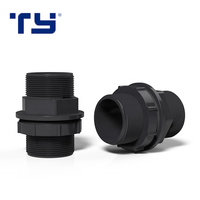 Conector de Tanque de PVC Sch80 de 1/2\" a 2\" de Proveedor Chino TY, Accesorio de Tubería de UPVC