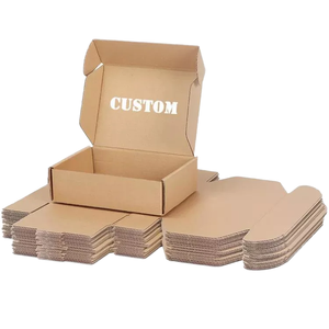 Custom Embossed Corrugated Paper Boxes Recycled Supermarket Packaging Eco Friendly Printed <b>Shipping</b> Cartons <b>Box</b> - Product Image 1