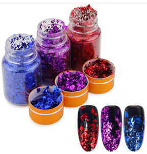 Nouveaux <span class=keywords><strong>fragments</strong></span> de feuille d'or pour nail art, colorés et décoratifs - Product Image 6