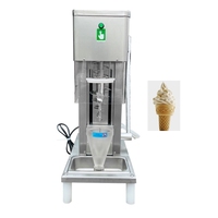 Machine à crème glacée entièrement automatique, écologique, de haute qualité, pour fruits et crèmes glacées aux fruits naturels, avec mélangeur de poudre de crème glacée