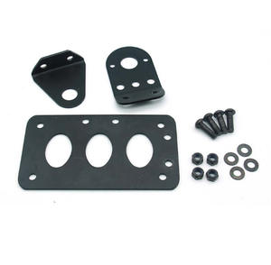 Soporte Lateral Metálico Negro para Vehículos Todoterreno, Apto para Modificación de Accesorios de Motocicletas Harley - Product Image 1