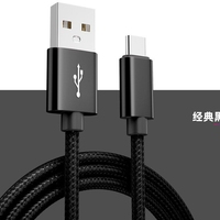 Kabel Data USB Type C Nylon Kepang Multiwarna 3ft 6ft 10ft 1m 2m 3m Pengisian Cepat untuk Samsung