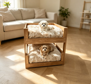 Mobili <span class=keywords><strong>per</strong></span> Animali di Alta Qualità, Letto <span class=keywords><strong>per</strong></span> <span class=keywords><strong>Cani</strong></span> in Legno Moderno e Confortevole, Letto Rialzato a Due Piani <span class=keywords><strong>per</strong></span> Gatti e <span class=keywords><strong>Cani</strong></span> - Product Image 3