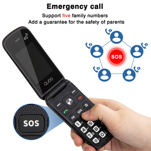 Téléphone portable basique 2G à clapet avec double SIM, clavier pliable, écran TFT 2,4 pouces, touche SOS, OEM, téléphone Linux <span class=keywords><strong>pour</strong></span> seniors, radio FM, MP3 - Product Image 2
