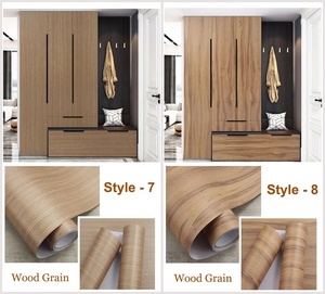 Película de <span class=keywords><strong>Vinilo</strong></span> Autoadhesiva de PVC con Laminación de Grano de <span class=keywords><strong>Madera</strong></span> de Varios Diseños - Product Image 6