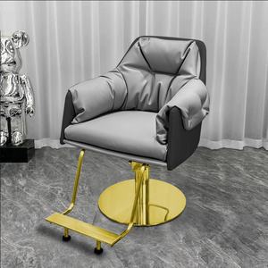 Silla de Peluquería de Cuero para Salón de Belleza, Muebles de Estilismo, Sillas de Barbero para Estilistas, Venta Caliente - Product Image 4