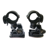 Tête de lampe torche de 28 mm/30 mm, support de lampe torche monté sur le côté du casque, base incurvée/plane, patin adhésif, pince DV
