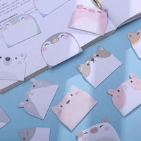 Kawaii alpaga Design auto-adhésif bloc-notes 15*3 feuilles/bloc-notes mignon bureau papeterie A-1225