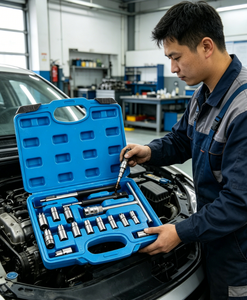 Kit d'outils professionnels de réparation de <span class=keywords><strong>moteur</strong></span> <span class=keywords><strong>diesel</strong></span> 17 pièces, avec alésoir d'<span class=keywords><strong>injecteur</strong></span> et nettoyeur de siège de soupape <span class=keywords><strong>pour</strong></span> atelier de réparation automobile - Product Image 1
