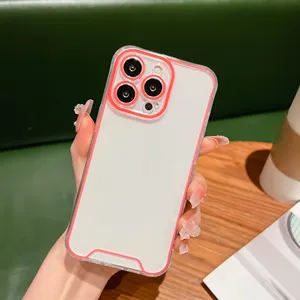 Casing ponsel lembut TPU bercahaya lampu malam untuk IPhone 15 14 13 ponsel Neon Neon Neon & Aksesori untuk iphone 15 pro