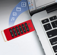 Clé USB en métal FYX, prix usine, 8 Go, 32 Go, 64 Go, 128 Go, 256 Go, avec clavier et chiffrement AES256, lecteur sécurisé