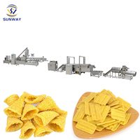 Mesin Produksi Makanan Ringan Berbentuk Kerucut, Peralatan Lini Produksi Bugles, Mesin Pengolah Keripik Jagung