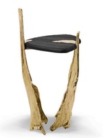 Table basse moderne de luxe d'inspiration italienne en laiton, design mobile compact pour hôtels, villas et salons, forme irrégulière, écologique