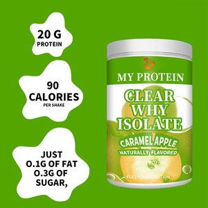 Private Label Clear Why <b>Protein</b> Powder Caramel Apple Flavor with Cholesterol Sodium Boost Anytime Dietary Supplements Powder - Product Image 3