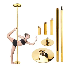 Pole Dancing Pole OEM Customizable 45mm Strip Tube Pole Dancing Pole Adjustable 45mm Spinning Dance Pole For Home Fitness Exercise Club Party