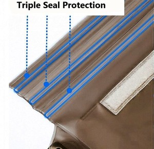 Three Layer sealed PVC <b>Waterproof</b> Protective Cover Outdoor Swimming Drift Bag <b>Waterproof</b> Waist Bag - Product Image 5