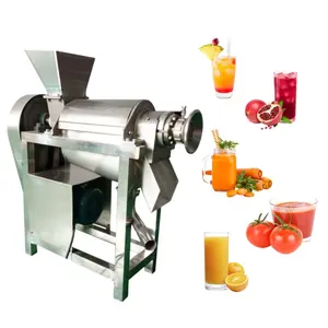 Industrial Spiral Type Fruit Juicer Commercial Mango Orange Screw Juice Extractor Vegetable Crushed Machine