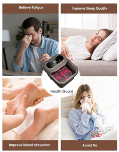 <span class=keywords><strong>อ่าง</strong></span>แช่เท้าแบบพับได้ อุ่นเร็ว ควบคุมอุณหภูมิคง<span class=keywords><strong>ที่</strong></span> พร้อมระบบนวดด้วยน้ำอินฟราเรดและฟองอากาศ ช่วยผ่อนคลาย - Product Image 5