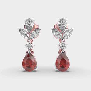 Diamond <b>Stud</b> Earrings Crafted in 925 <b>Sterling</b> <b>Silver</b> Classic Fine Jewelry for Bridal Daily Wear Anniversary Celebration - Product Image 3