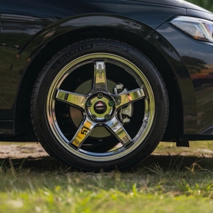 Jantes forgées SHIN Gram Lights 57CR LIMITED RBC Chrome pour voitures particulières, en alliage, <span class=keywords><strong>16</strong></span>, 17, 18, 19, 20 pouces pour Honda Civic - Product Image 4